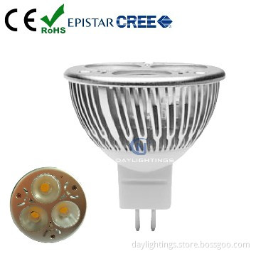 High power 6W MR16 LED lamp 120V